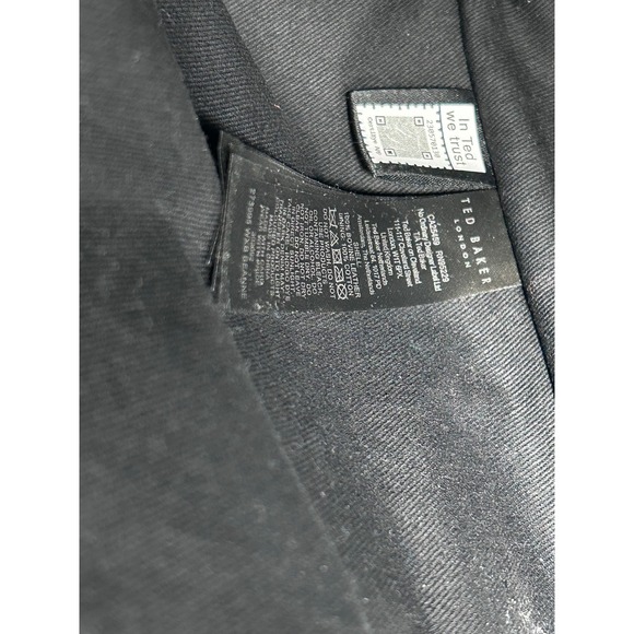 Ted Baker London Black Beanne Leather Bag Bow Tote Zippered Shoulder w/Dust Bag - Picture 7 of 14